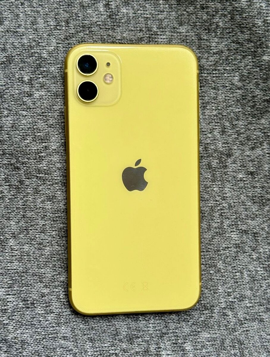 iPhone 11 Yellow BATERIE 100% TOP