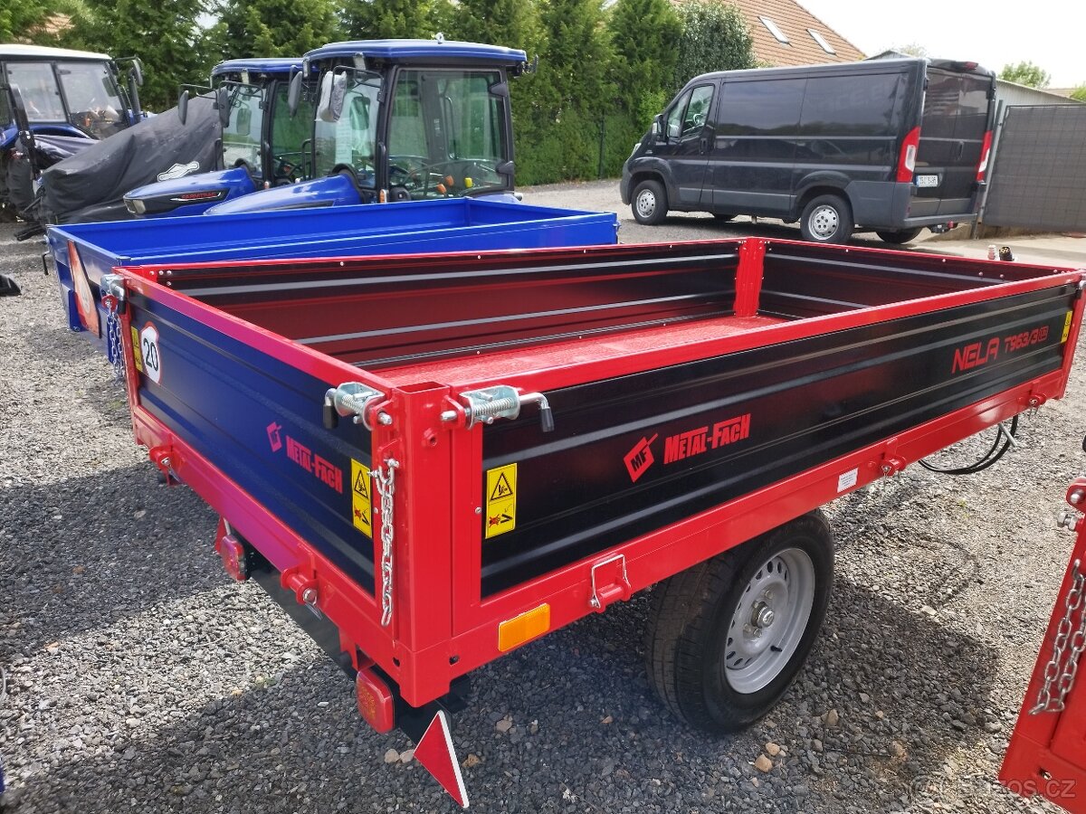 Vlek za malotraktor 1,3T,homologace SPZ