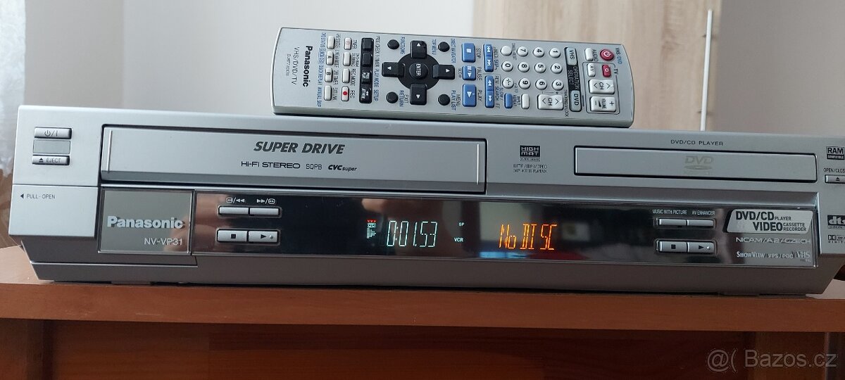 COMBO PANASONIC DVD/VHS/ NV-VP31EP-S