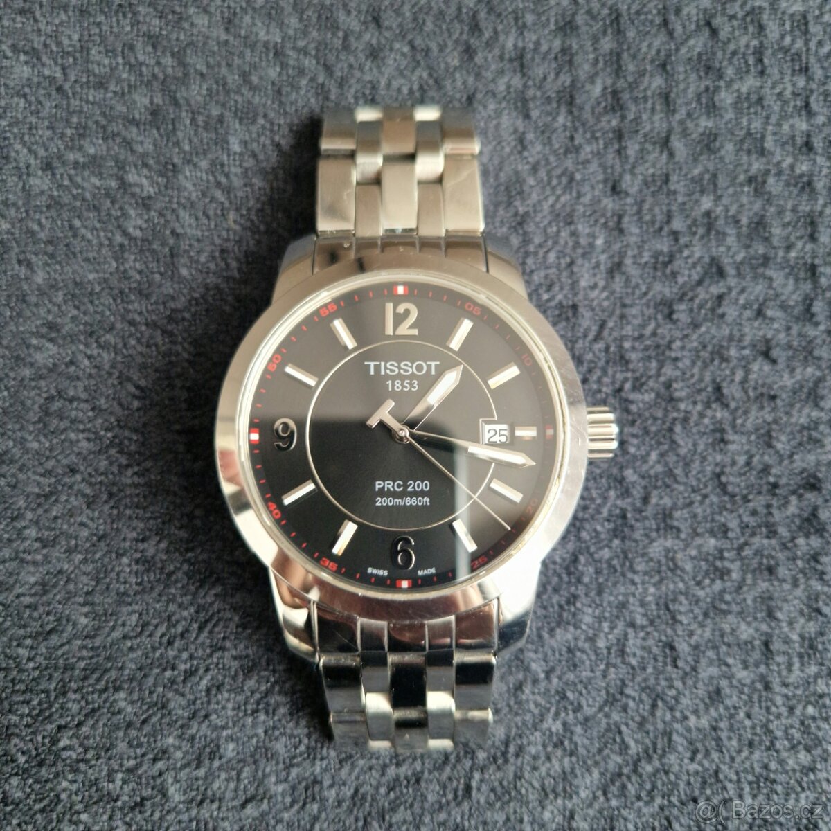 Tissot PRC 200 T-Sport wristwatch Black Dial