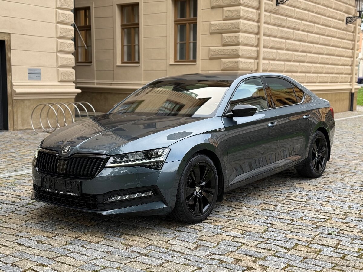 ŠKODA SUPERB III SPORTLINE 2.0TDI 140kW 7DSG • FULL • 125TKM