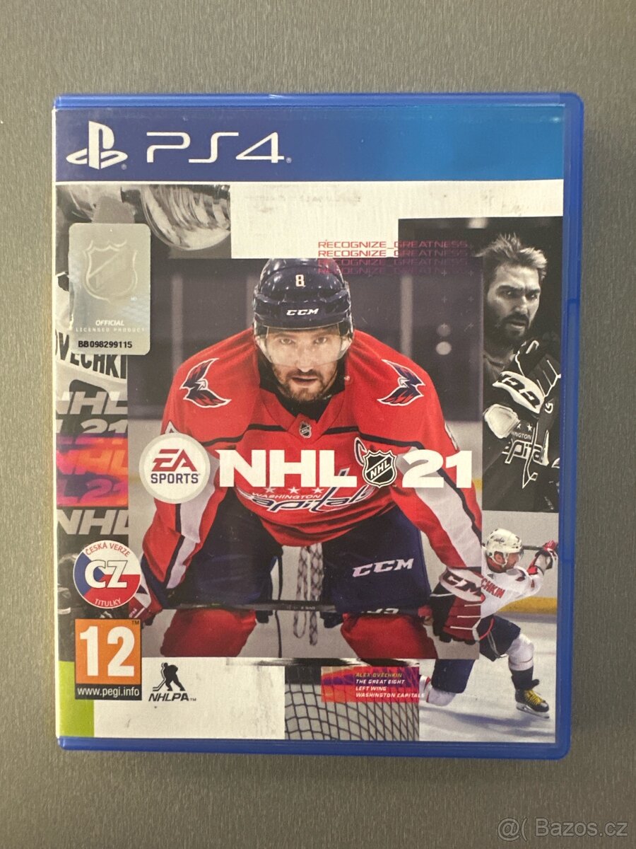 NHL 21 ps4 CZ distribuce