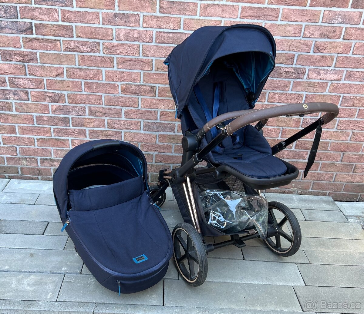 Dětský kočárek Cybex platinum Priam 2022 rosegold navy