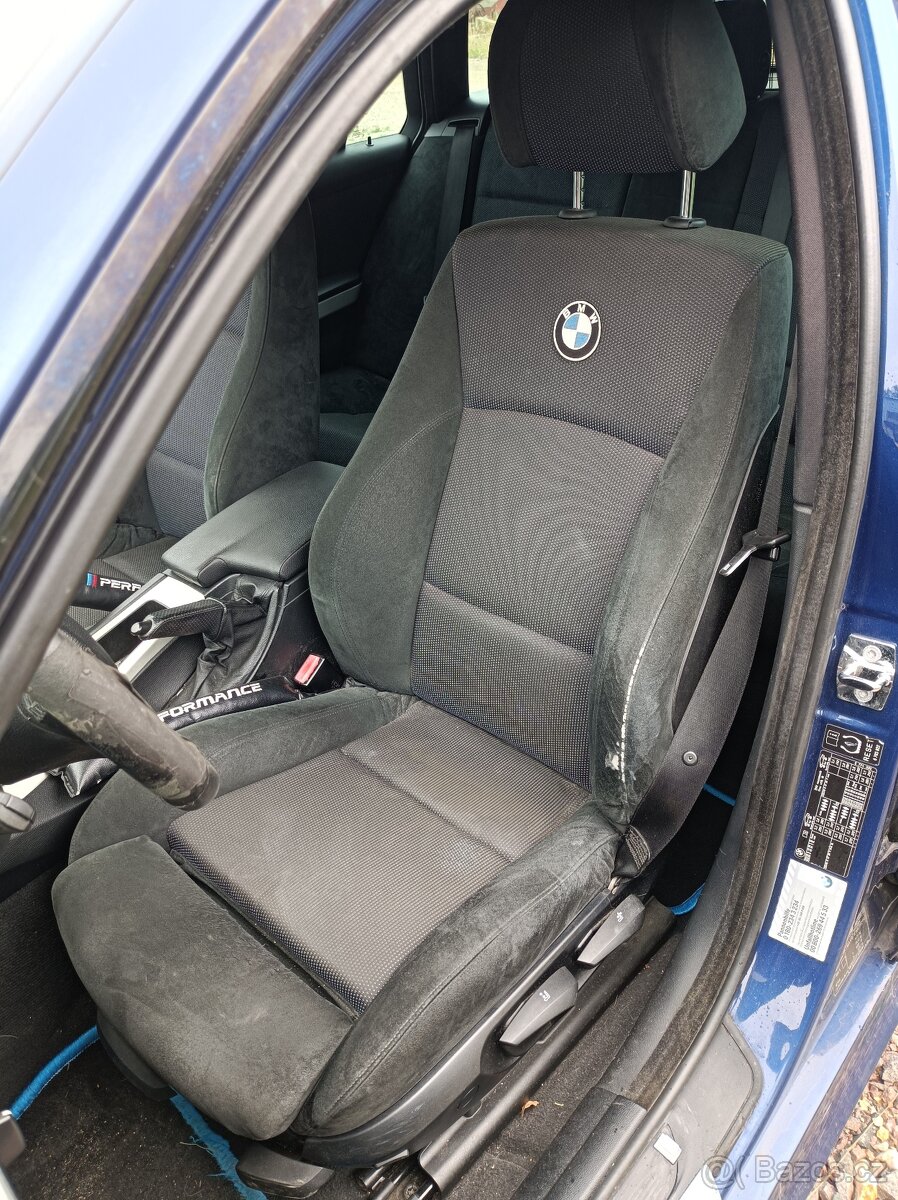 BMW e91 sportsitze interiér alkantara