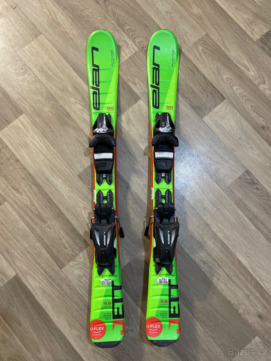 Dětské lyže Elan Jett u-flex 90