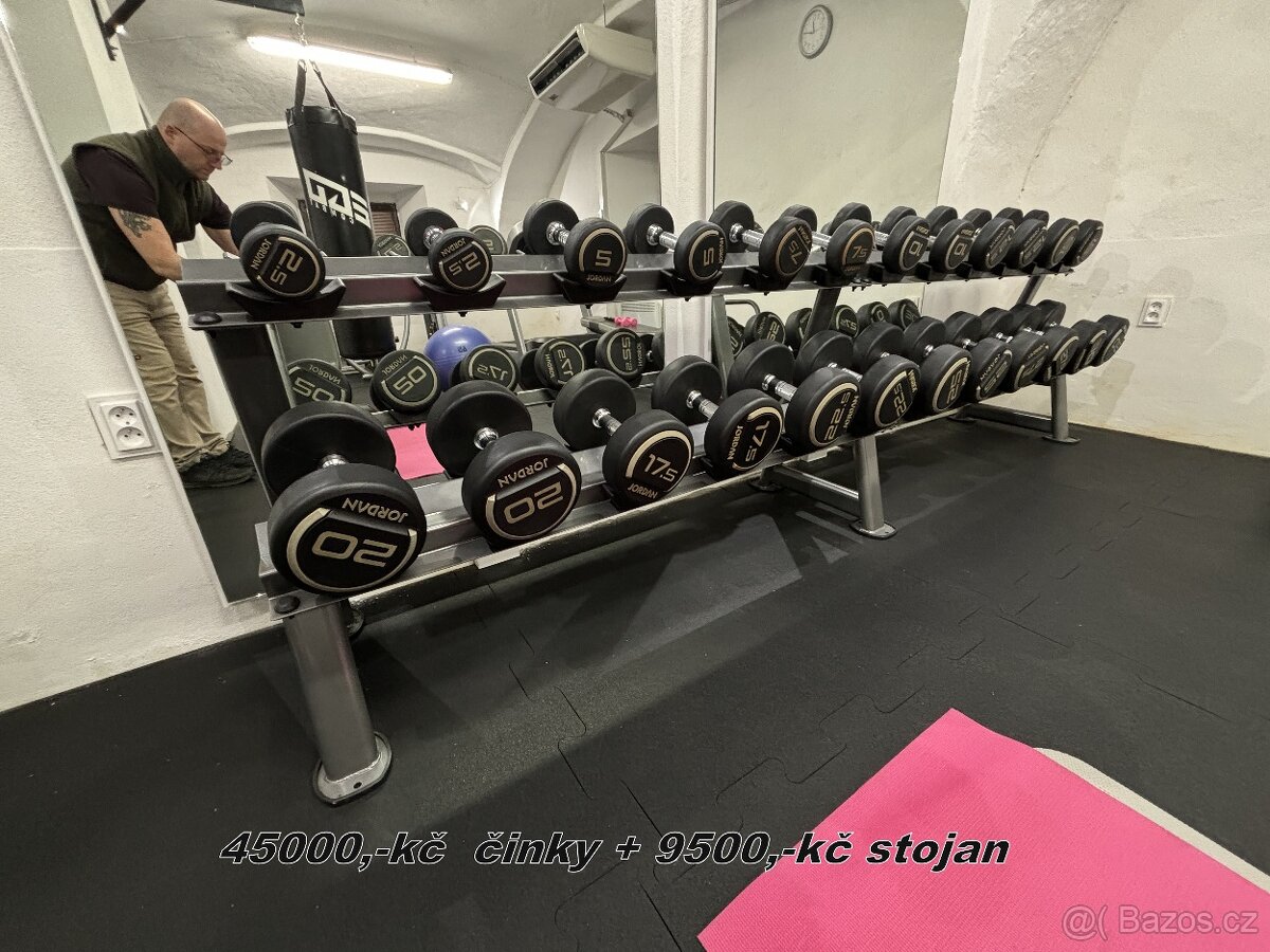 Jordan, set činek a stojanu