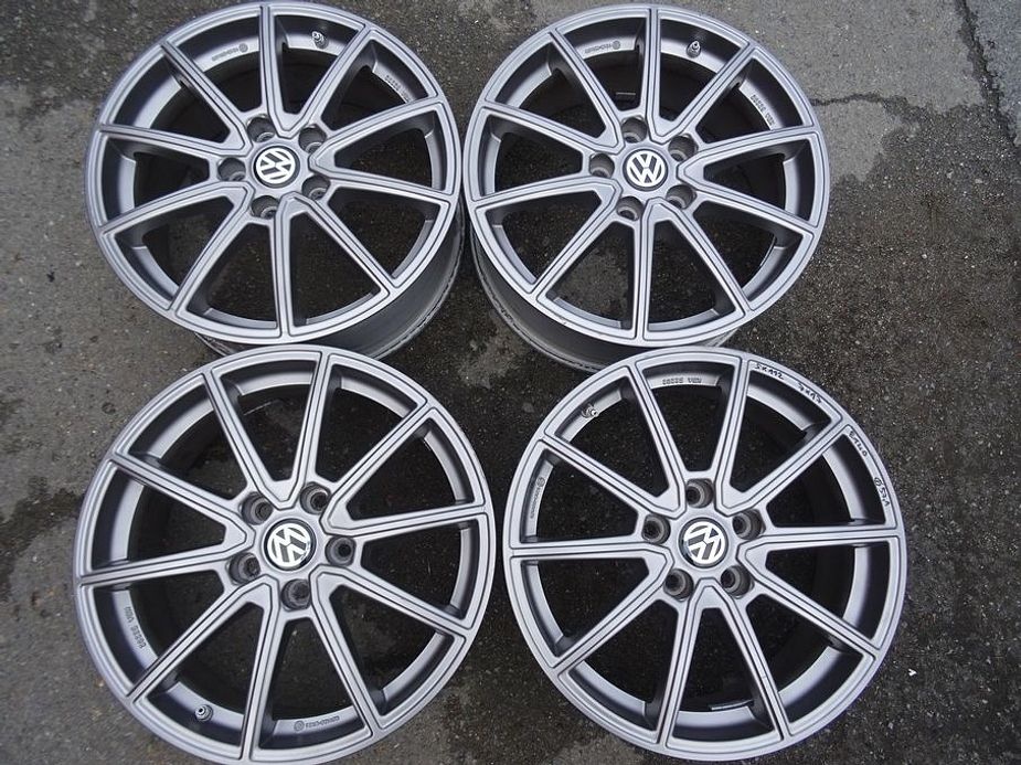 Alu disky šedé na Volkswagen, 17", 5x112, ET 40, šíře 7J