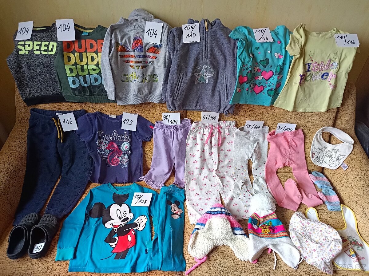 Dětské, dívčí, chlapecké oblečení - i jednotlivě