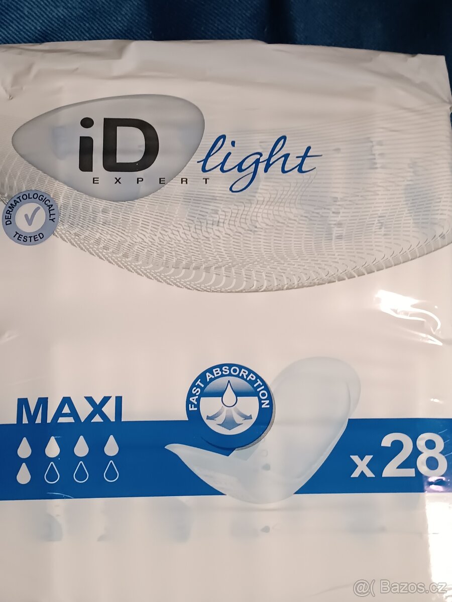 Prodám inkontinenční vložky ID EXPERT LIGHT MAXI