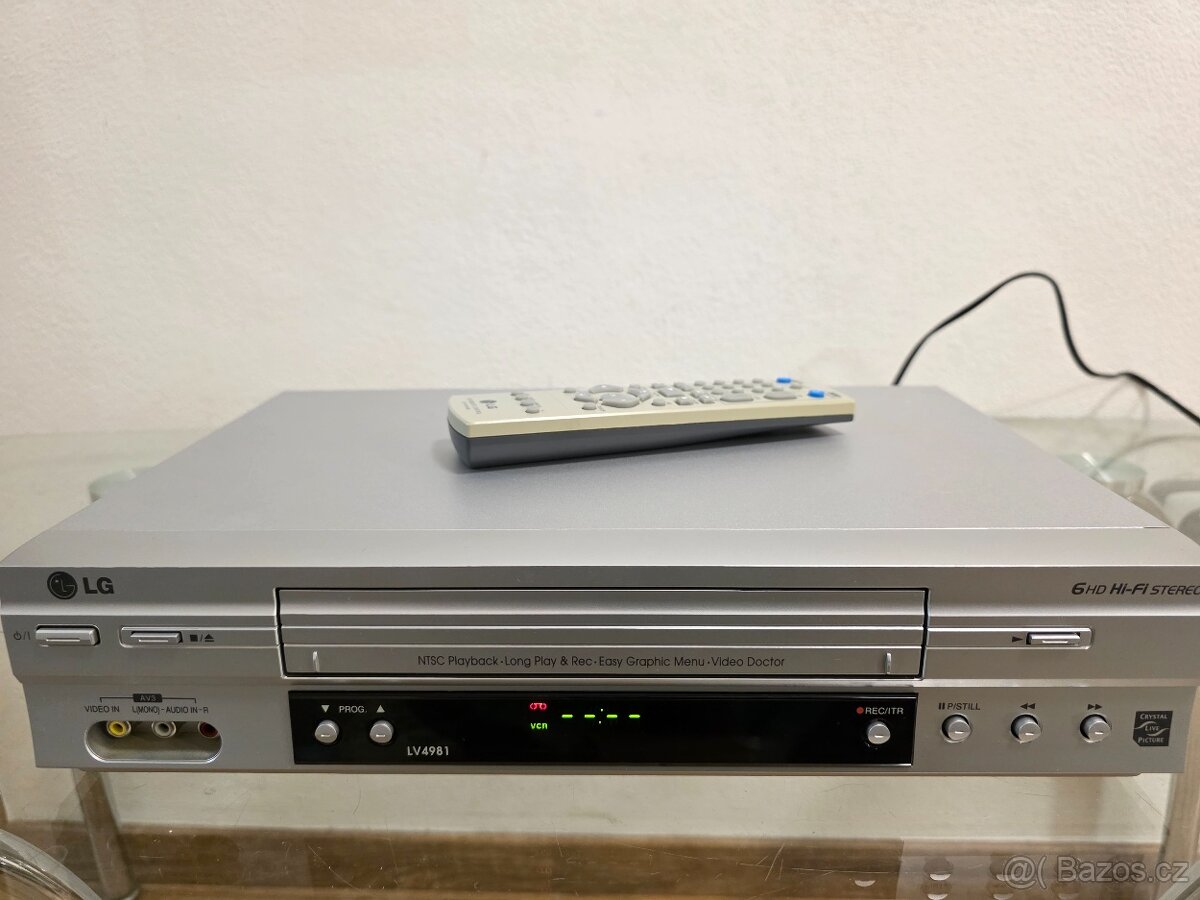Videorekordér LG LV4981 + dálkový ovladač