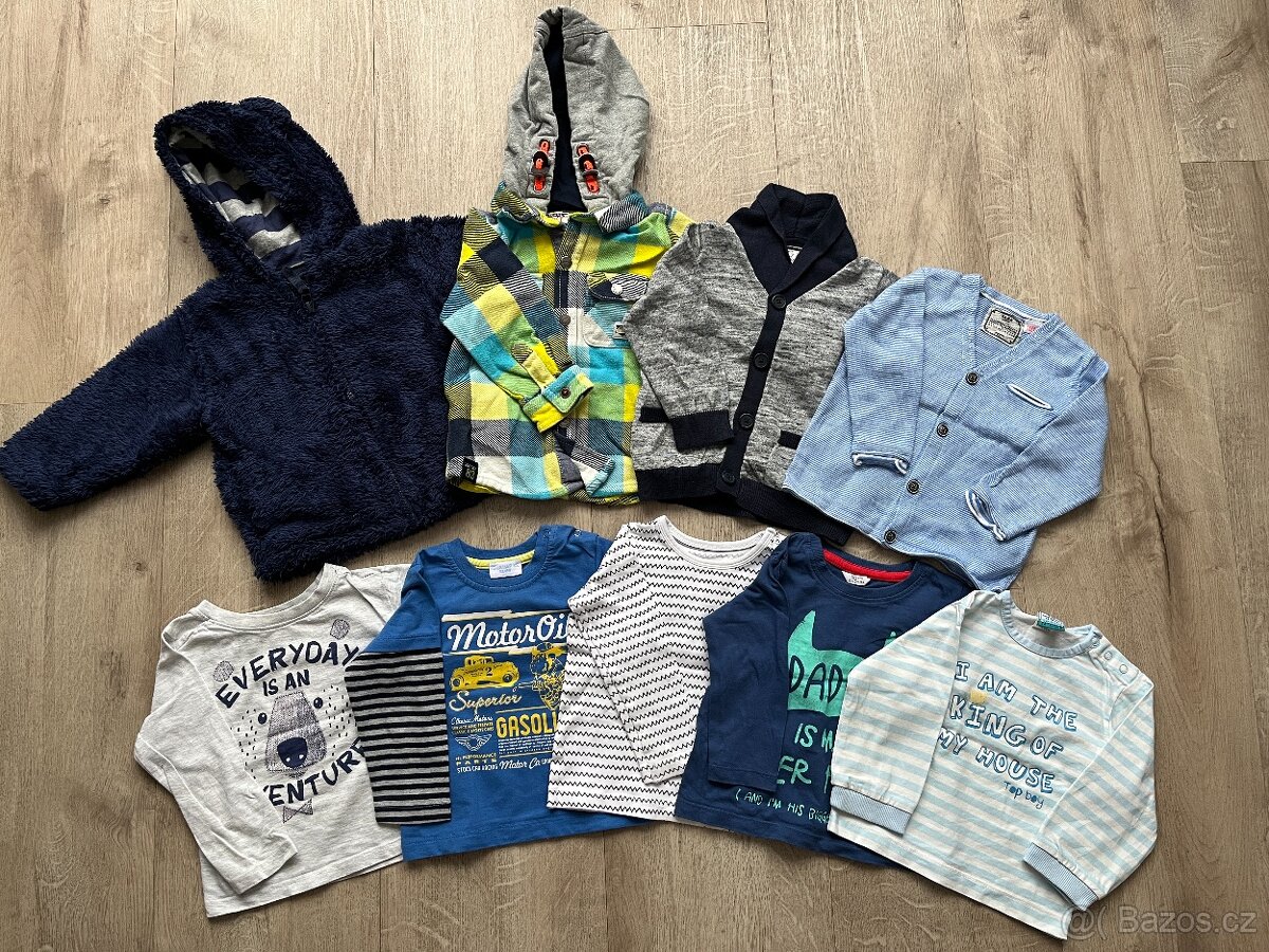 Chlapecké oblečení, vel. 9-12 měsíců