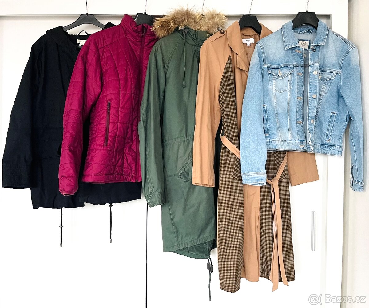 Dámské bundy a kabáty, vel. XL/XXL