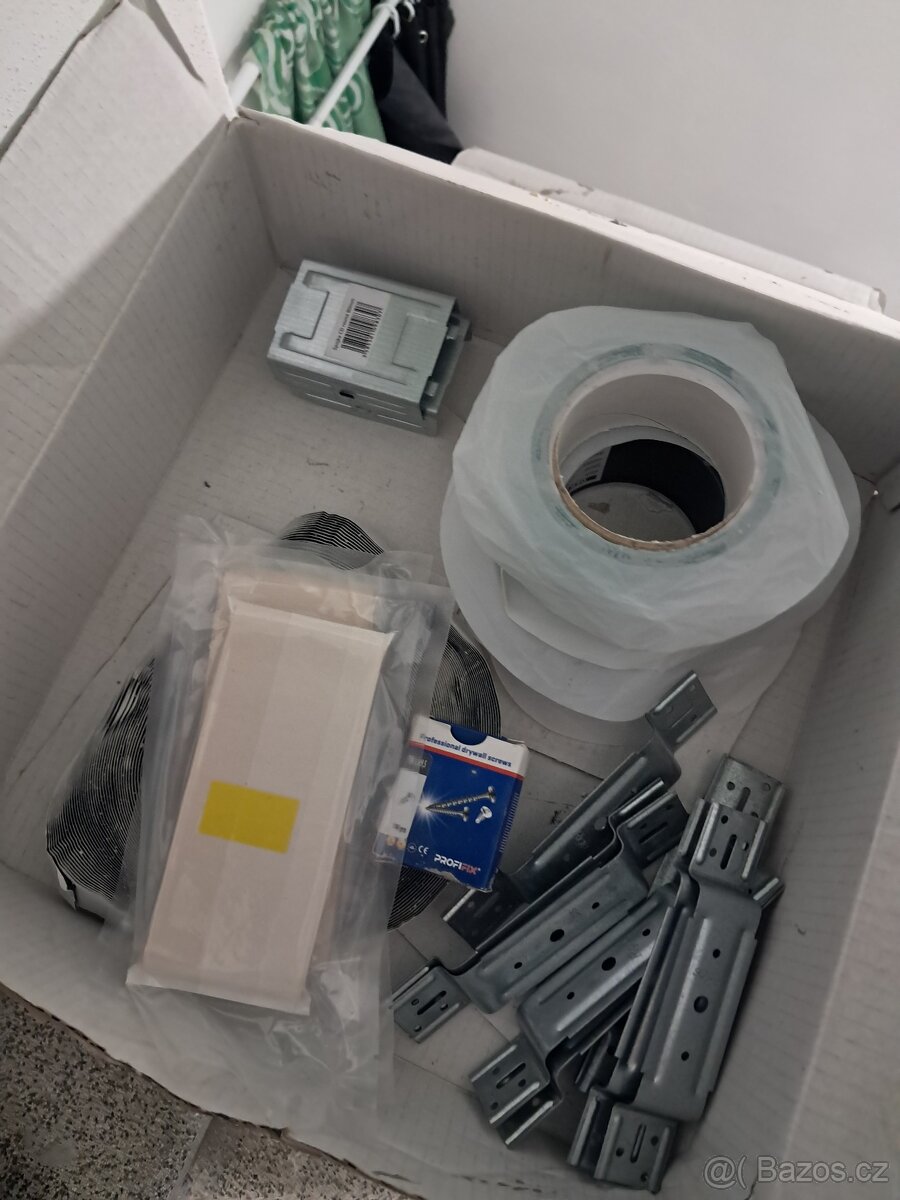 Zbytky materiálu pro suchou výstavbu