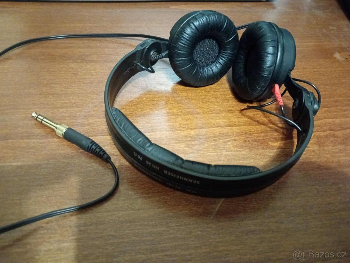 Prodám sluchátka Sennheiser HD25, 70Ohm