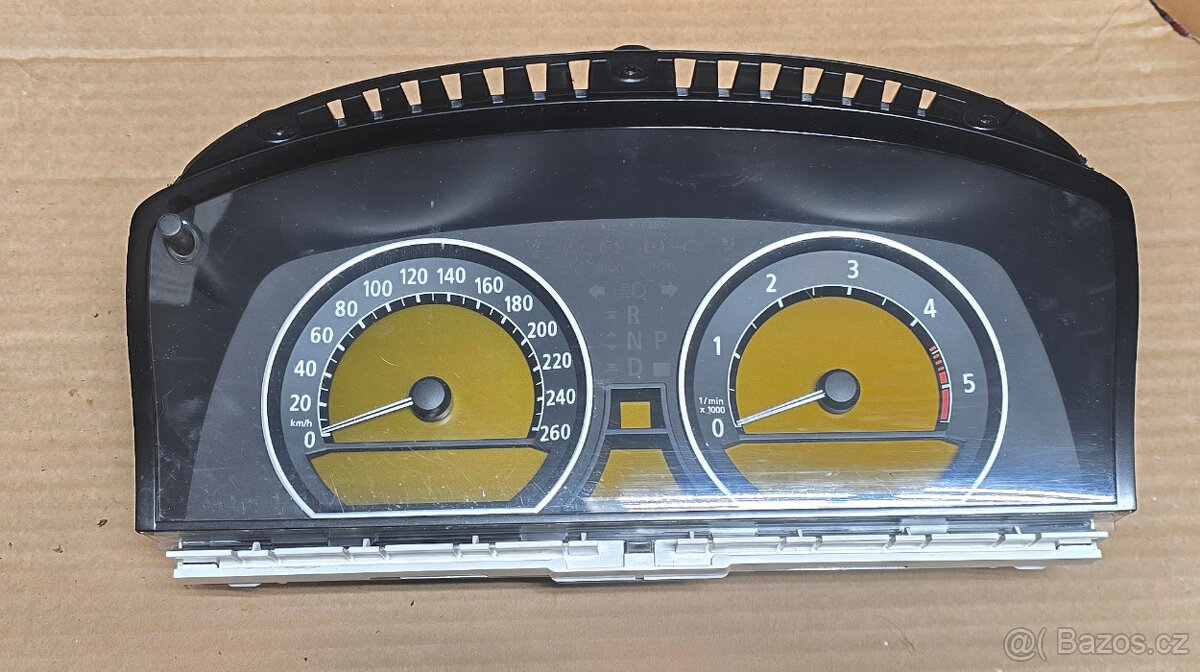 Panel přístrojů budíky BMW 7 E65 3.0D