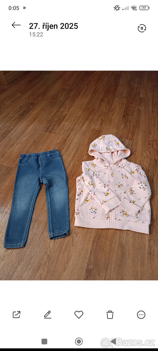 Rifle a mikina - dívčí