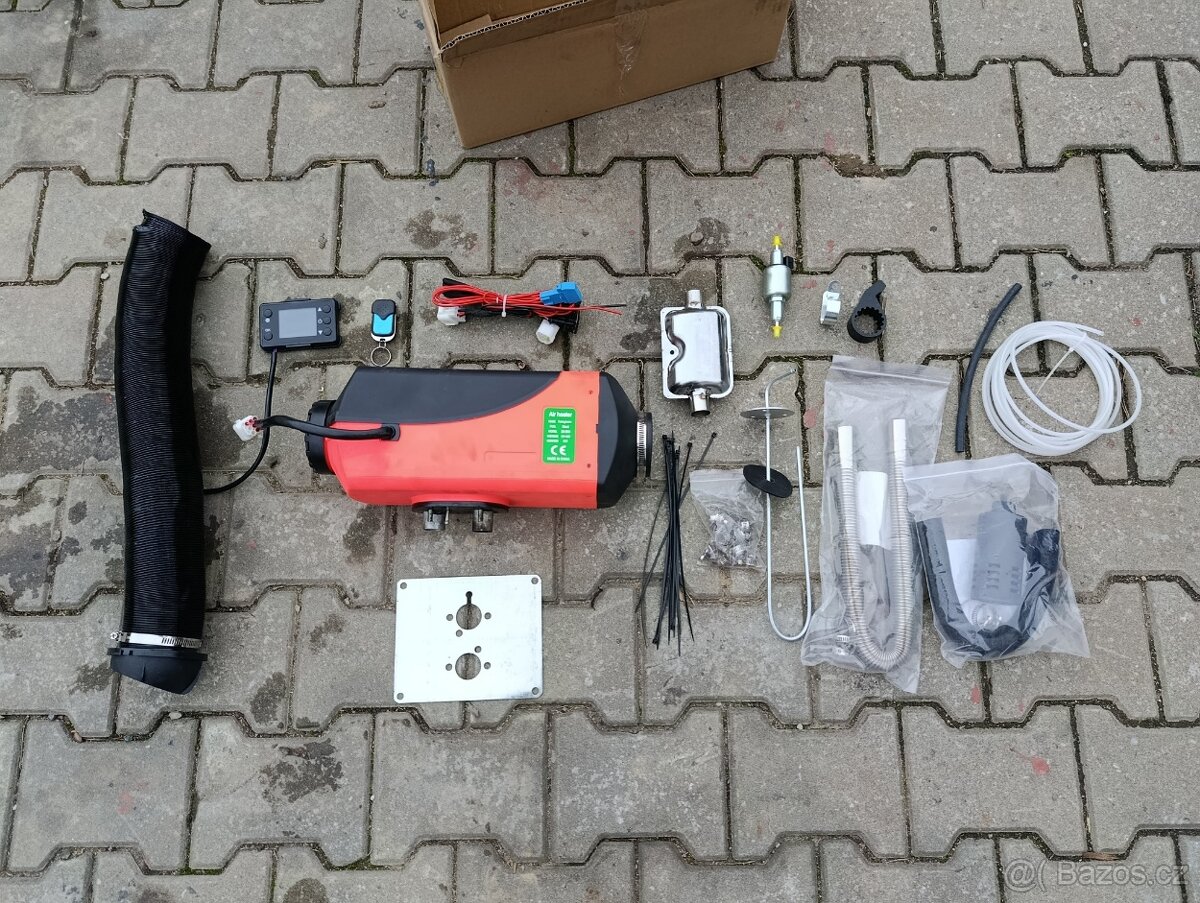 Přídavné naftové topení 8kw