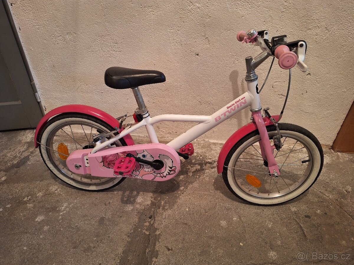 Dětské kolo Decathlon BTWIN 16" + košík