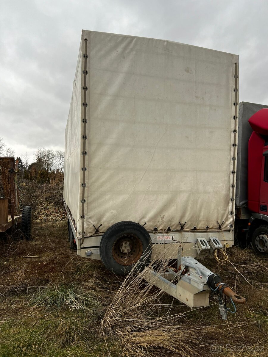 PRODÁNO - přívěs za nákladní automobil 3,5t - Agados