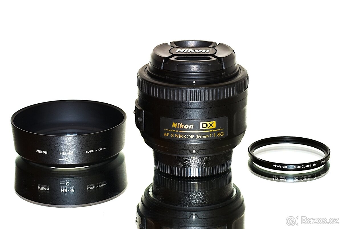 Nikon AF-S Nikkor 35mm 1:1,8 G + UV filtr TOP STAV