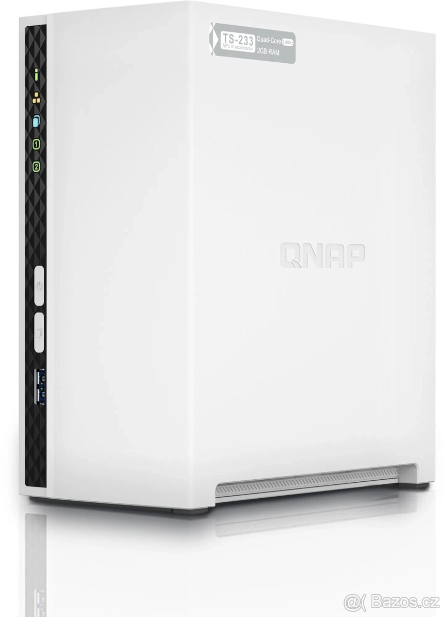 Síťové úložiště NAS QNAP TS-233 2x SATA 3,5/2,5" (bez HDD)