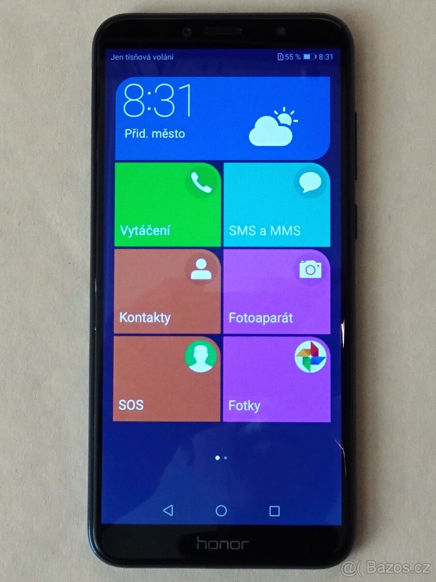 Honor 7A - chytrý mobil vhodný i pro důchodce