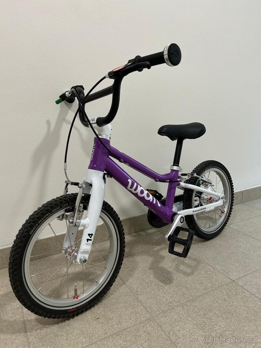 Woom 14 fialové barvy