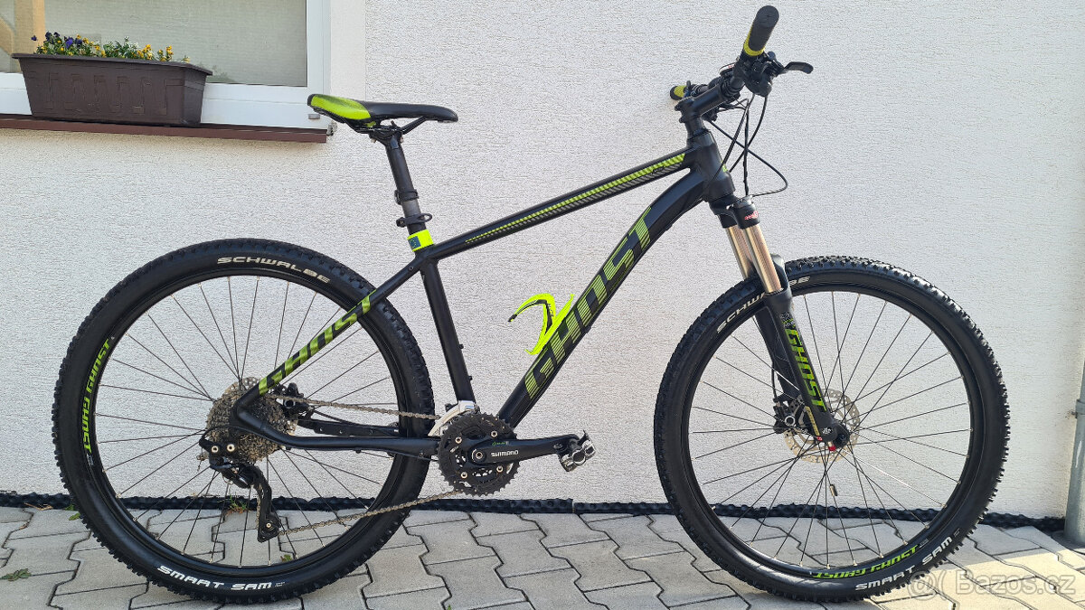 Ghost Kato 5, vzduch. vidlice, Shimano Deore / XT, Rám M