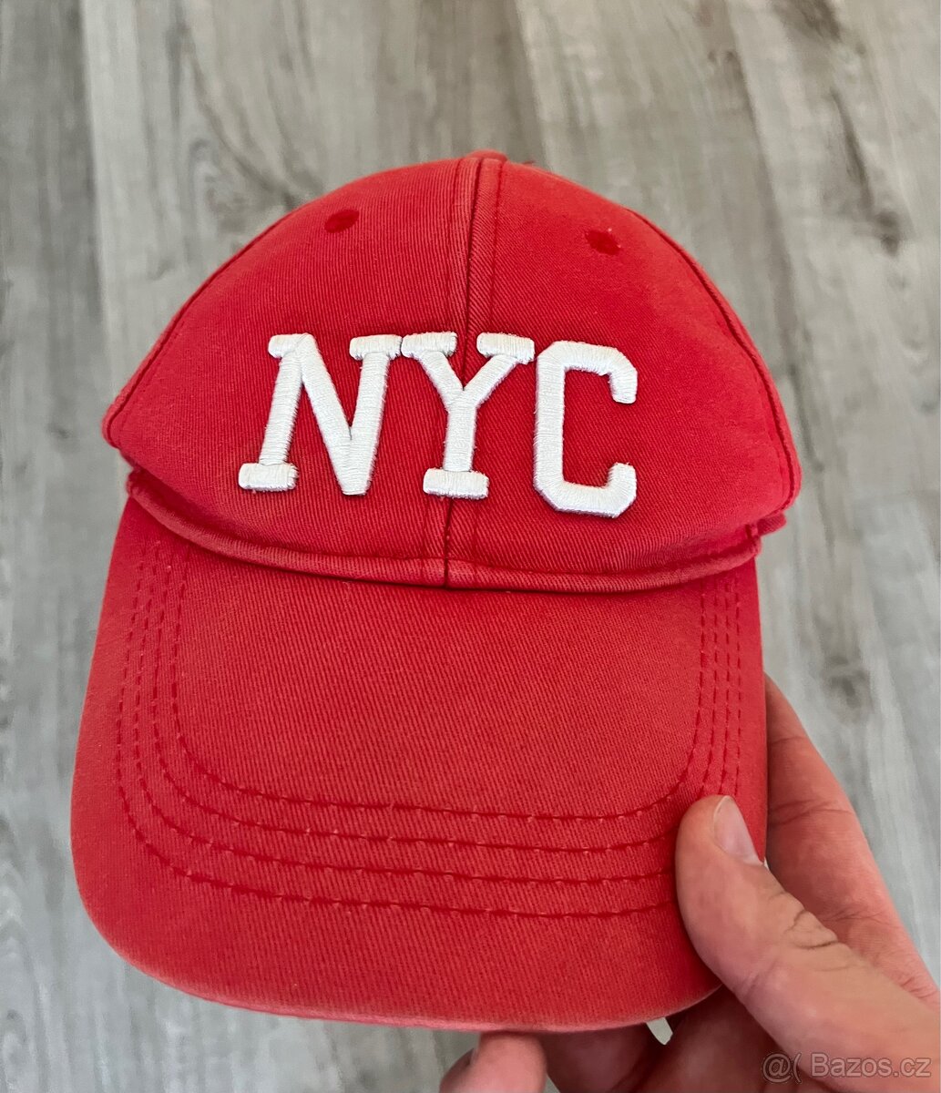 NYC kšiltovka červená