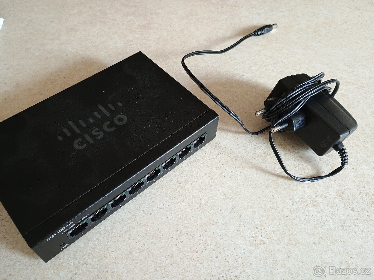Switch CISCO 8 Port Gigabit SG110D-08