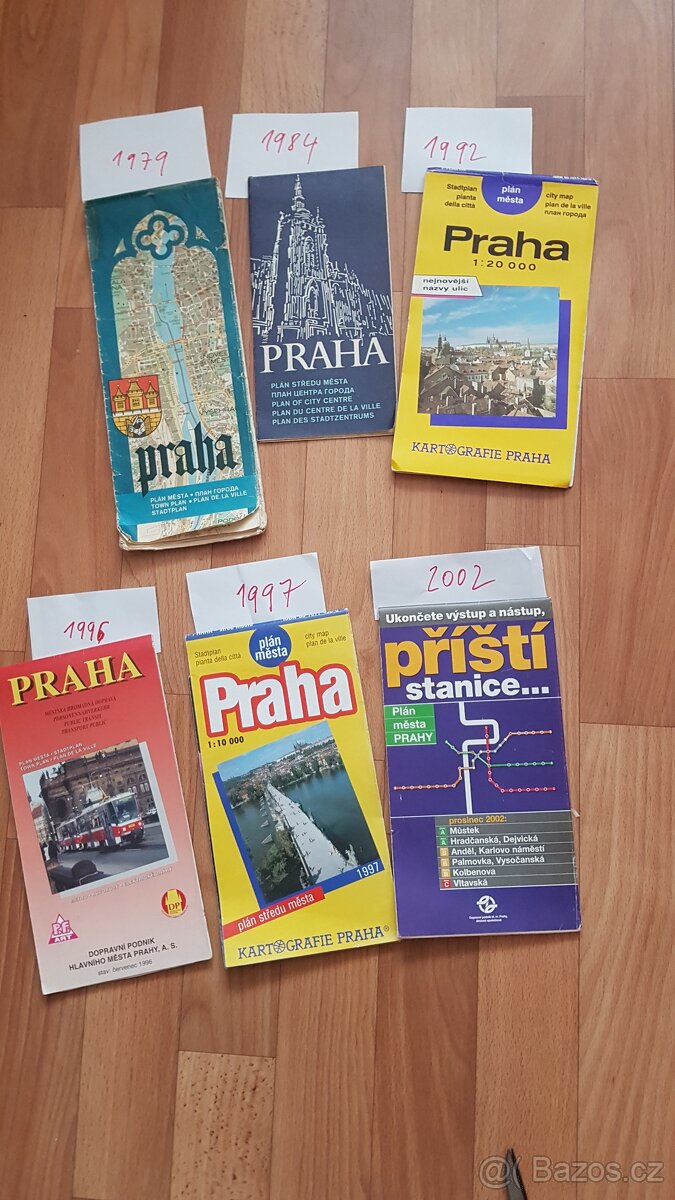 Staré plány Prahy