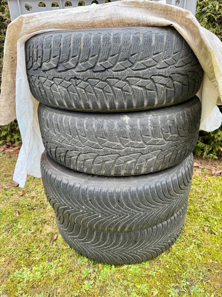4x disky Škoda/VW s pneu zimní 205/55 R16