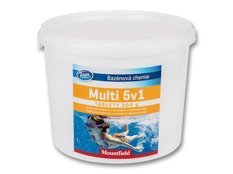 bazénové tablety Azuro Multi 5v1, 3 kg