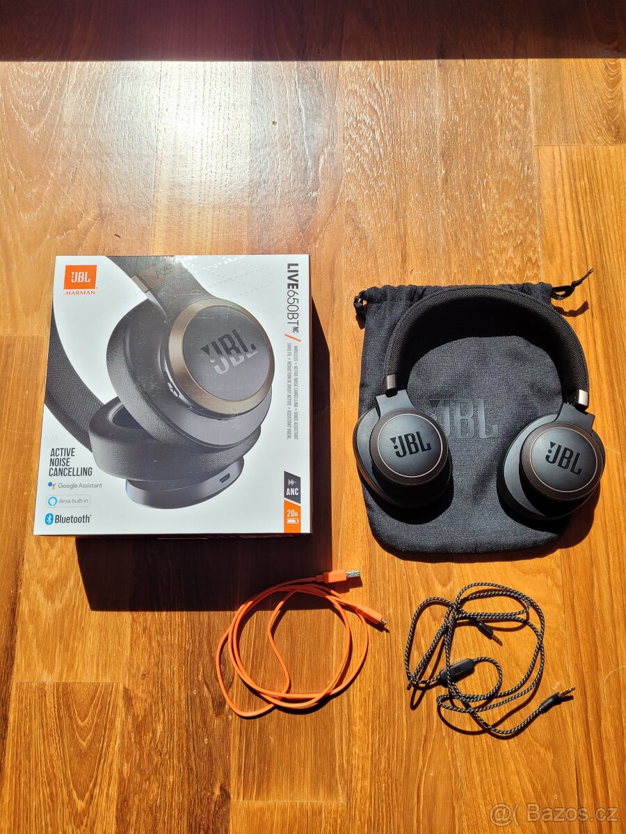 Bezdrátová sluchátka JBL Live 650BTnc