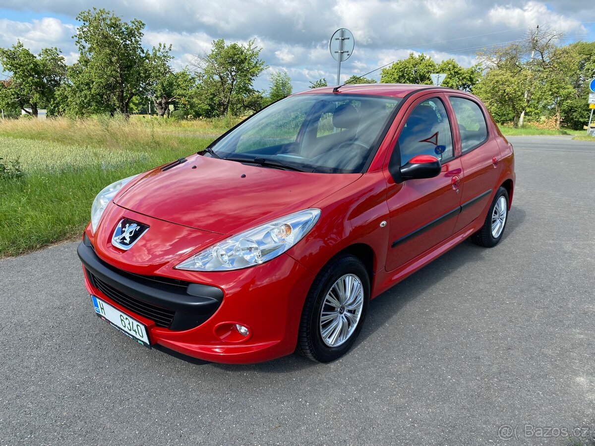 ✅PEUGEOT 206 + 1.4 55KW 80TIS KM SERVISNÍ KNIHA✅