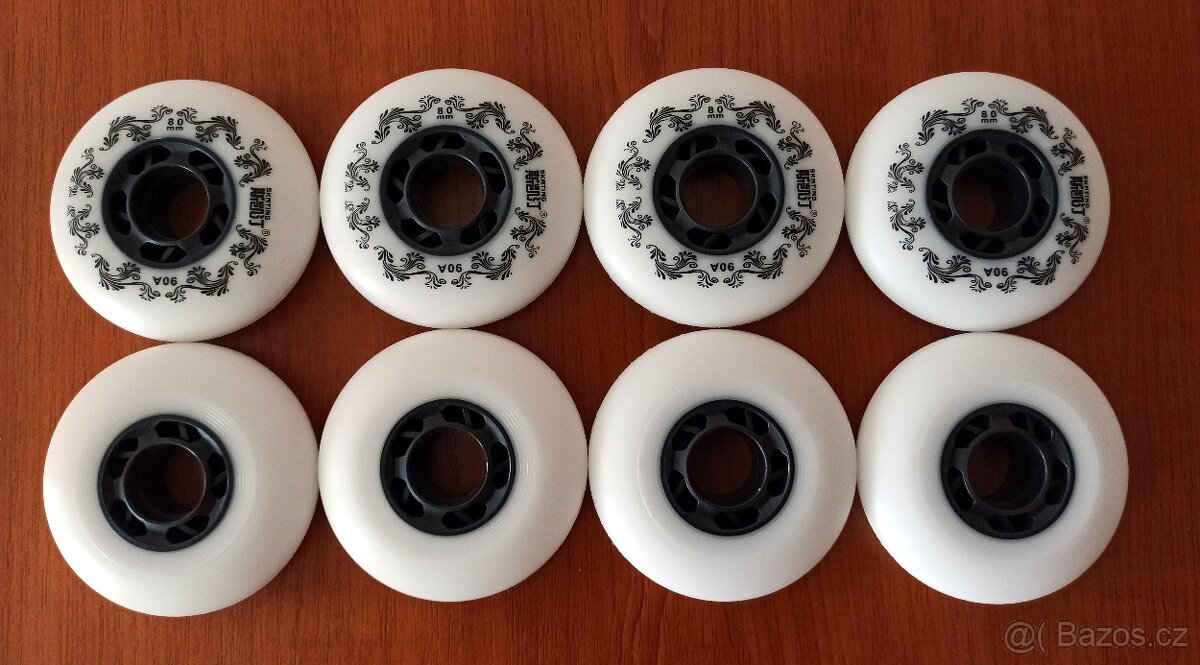 Nová inline kolečka 80mm (8 ks)