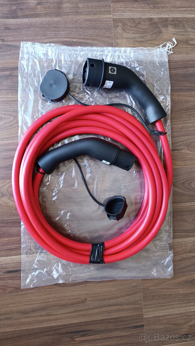 Nabíjecí kabel elektromobilů TYPE 2, 3x32A, 22kW, 6m