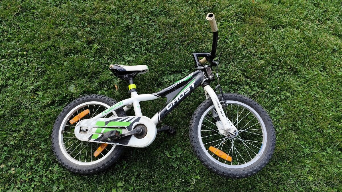 Dětské kolo Ghost Race Powerkid Pneu 16" s přídavnými koleč