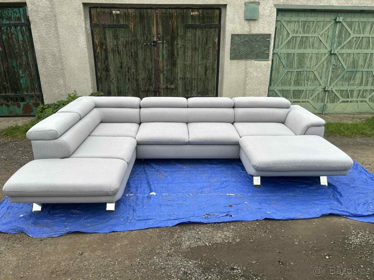 Luxusní Maxi „U“ Sedačka –Super stav