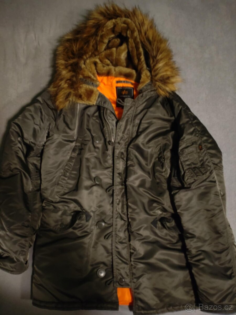 BUNDA N3B ALJAŠKA ALPHA INDUSTRIES OLIVE XXL