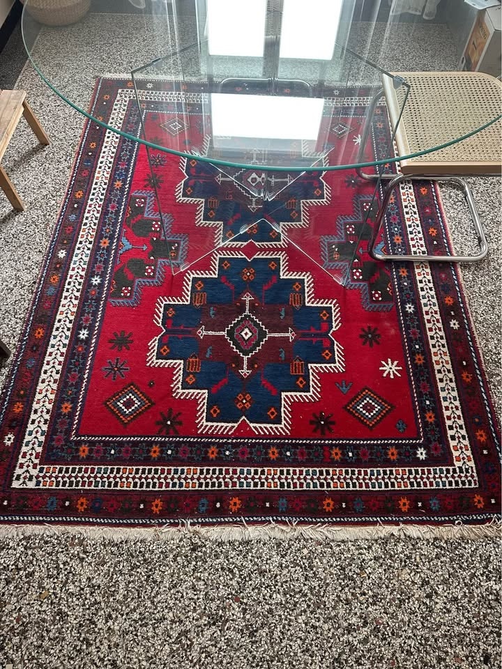 Orientální barevný velký koberec vlna 210x160cm