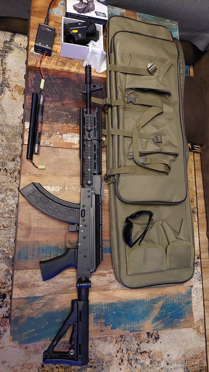 Airsoftová zbraň AK-74 Tactital