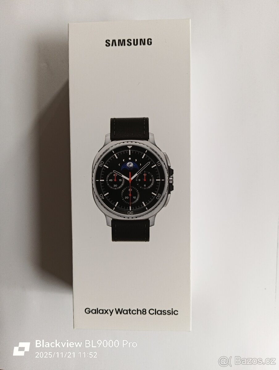 Samsung Galaxy Watch8 Classic, 46 mm, černé