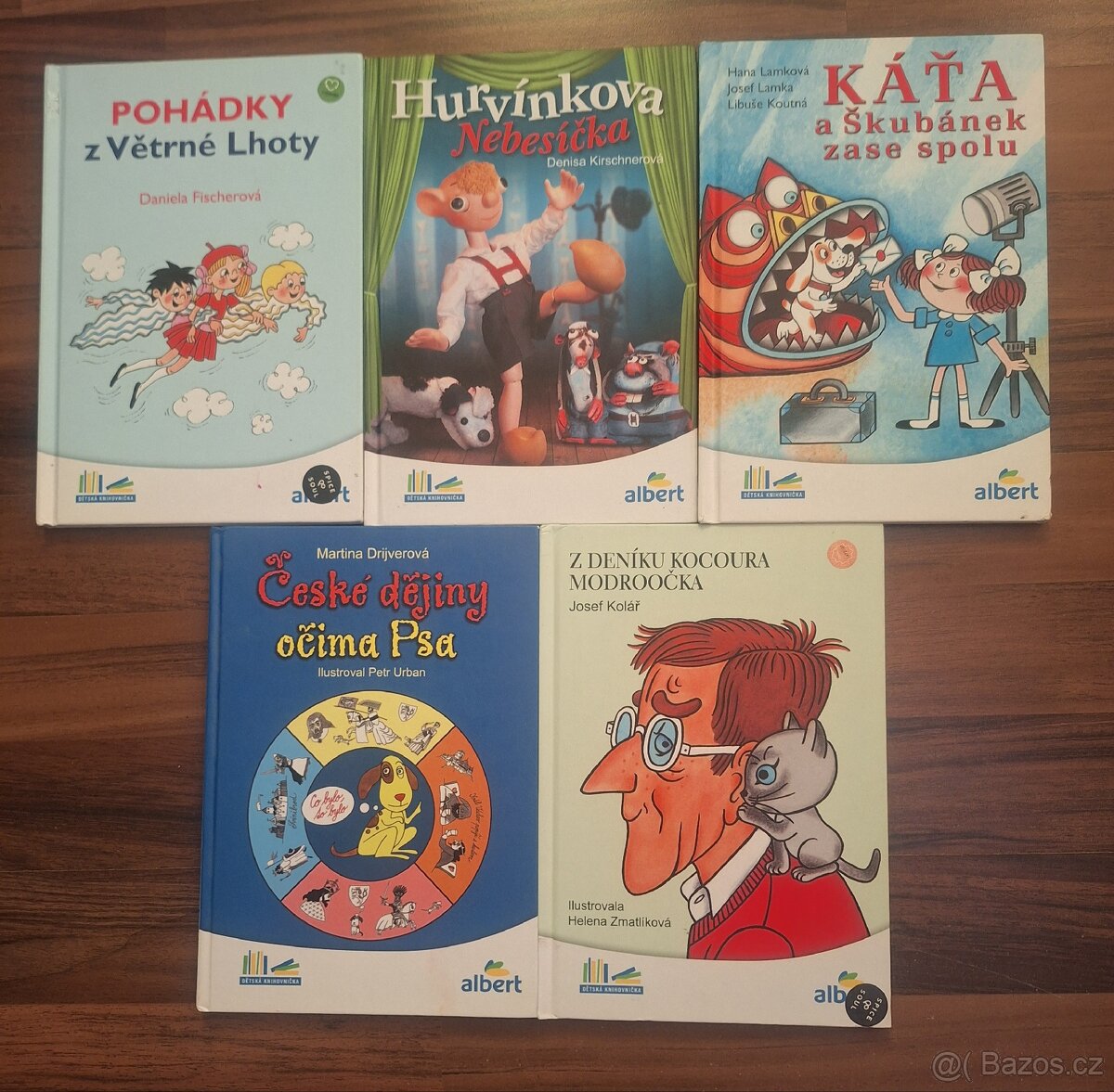 Prodám knížky pro děti albert 5 ks.