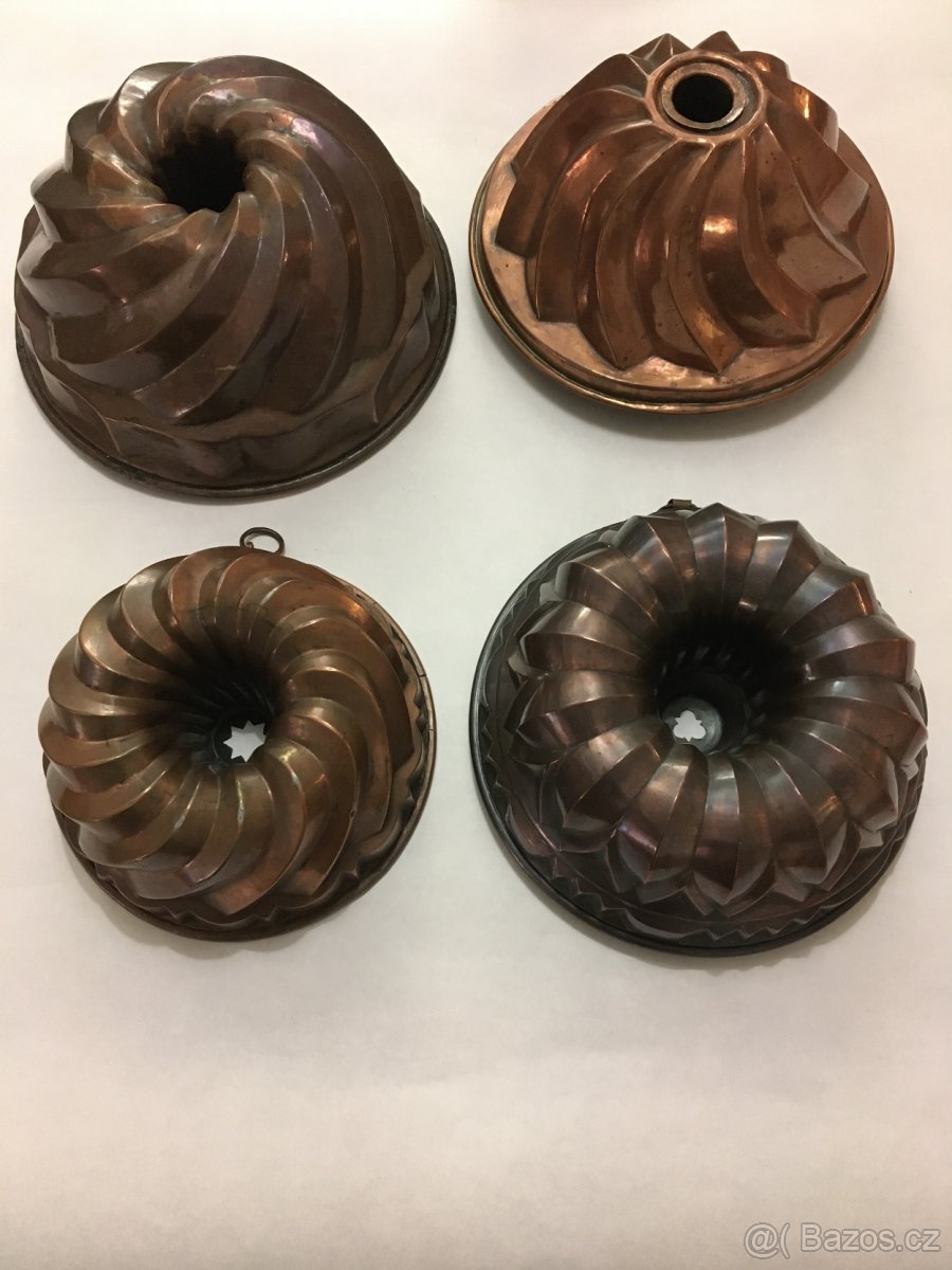 Měděné formy bábovka