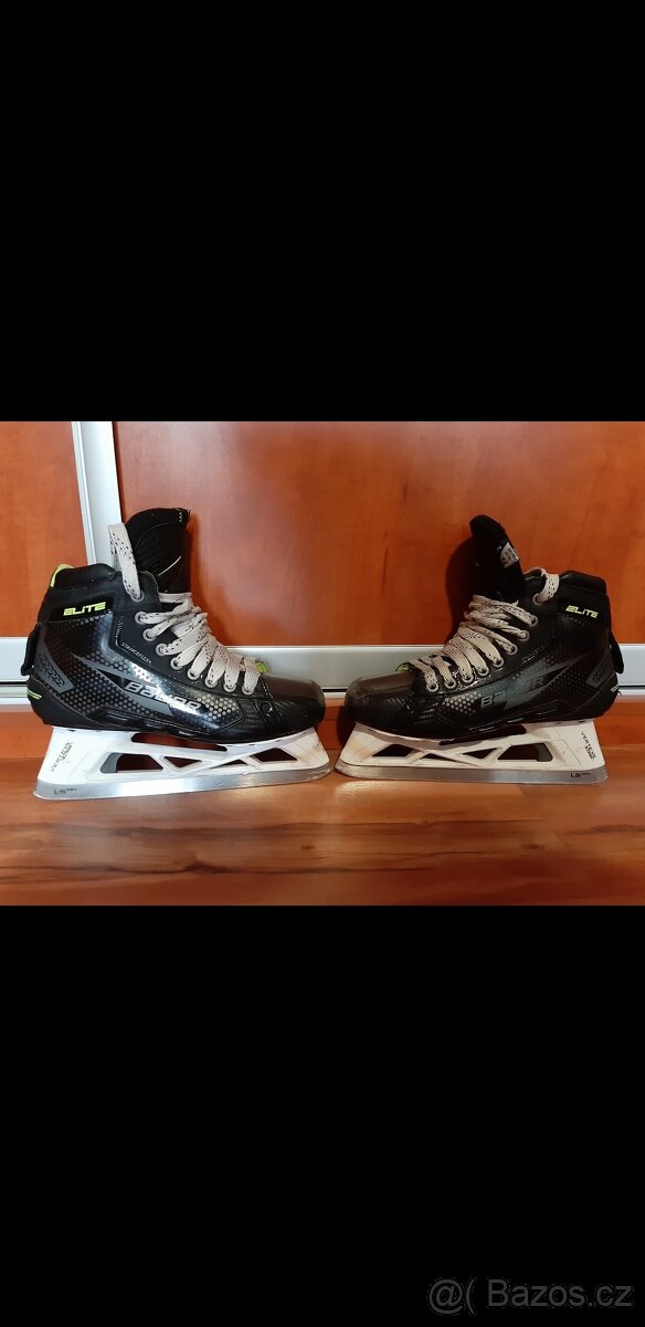 Prodám brankářské brusle Bauer Elite vel.7,5