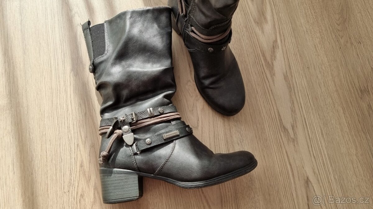 Dámské teple kozačky