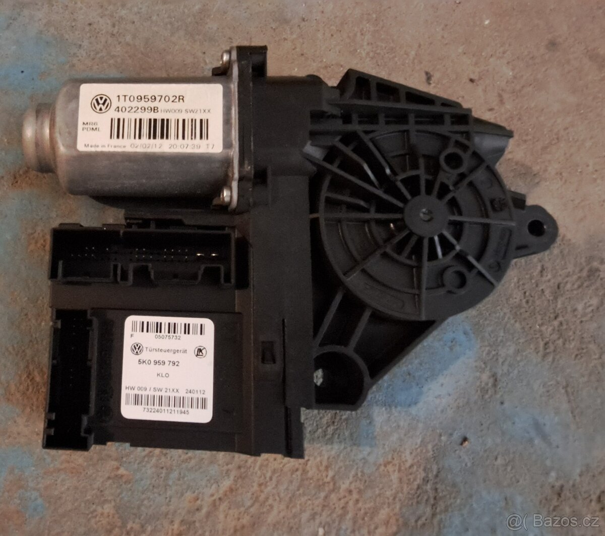 Motorek stahovačky PP dveří Octavia 2 FL