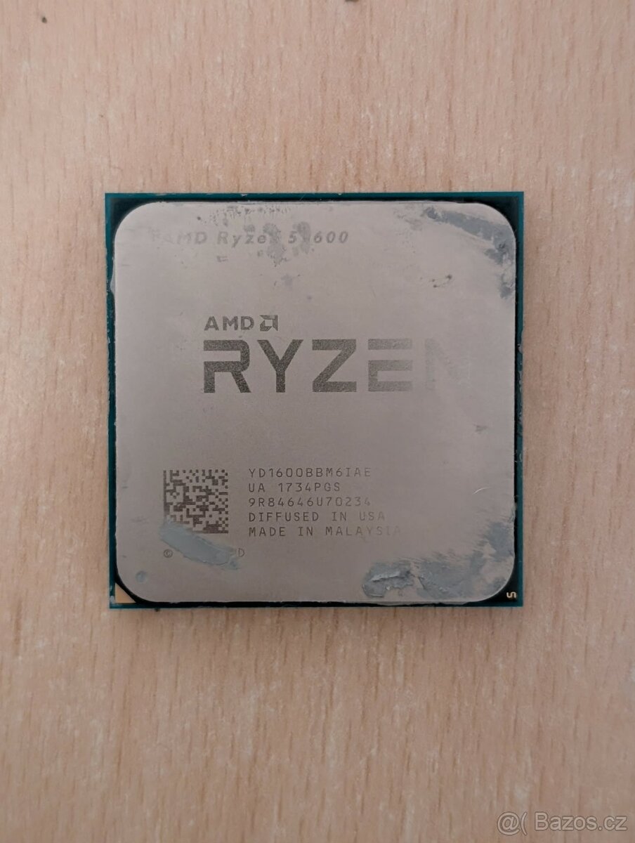 AMD Ryzen 5 1600 (6 jader / 12 vláken) – AM4