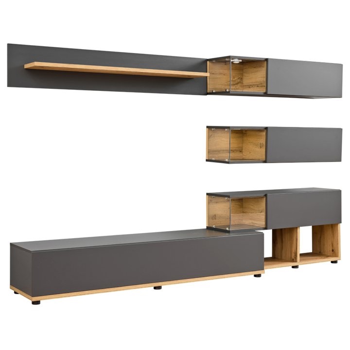 Obývací stěna jamil dub wotan